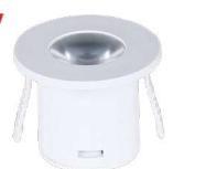FARETTO INCASSO TONDO BI D3,5 F3 1W 220V  3000K-3297